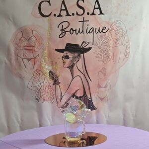 2 Room Essentials Clear Iridescent Glass Mugs